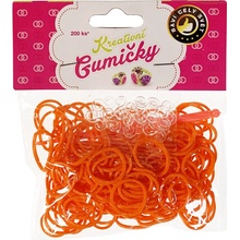 Loom Bands 200ks + háček ORANŽOVÉ