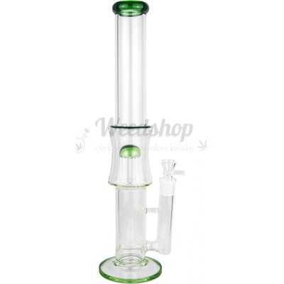 WeedShop Sklenený bong 8-arm, 45 cm Zelená