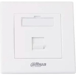 Dahua Лицев панел Dahua PFM971-1, 86x86, за 1x RJ45 вложки, бял (PFM971-1)