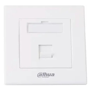 Dahua Лицев панел Dahua PFM971-1, 86x86, за 1x RJ45 вложки, бял (PFM971-1)