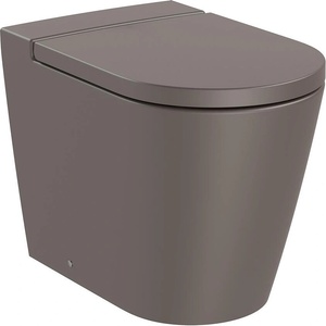 Roca Тоалетна чиния Roca A347526660 ROUND, стояща, долепена до стената, двойно оттичане, Rimless, 37x56x44см (A347526660)