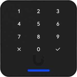 Ubiquiti Ubiquity UA-G3-Flex-B - NFC четец на карти от трето поколение с клавиатура и поддръжка на Touch Pass (UA-G3-FLEX-B)
