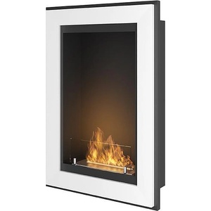 SIMPLEfire Frame 550 white + glass Камини