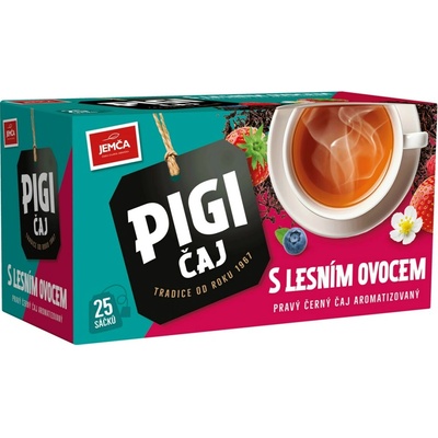 JEMČA Pigi Čaj s lesním ovocem 6 x 37,5 g