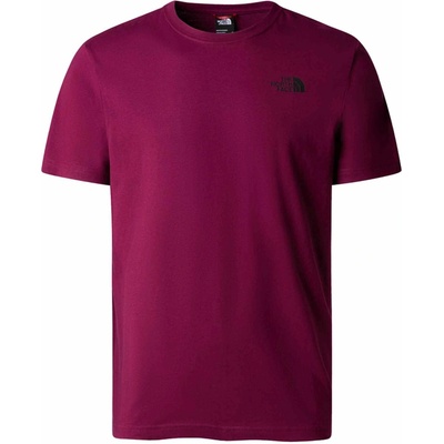 The North Face M S/S Never stop vínové