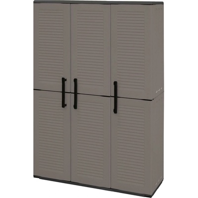 ArtPlast Skriňa LINEA EASY 102 x 37 x 163 cm tmavo sivá