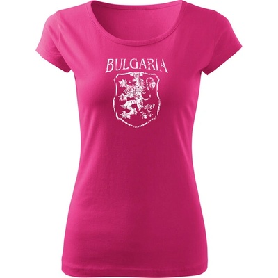 DRAGOWA дамска тениска с къс ръкав Герб, розов (37403)