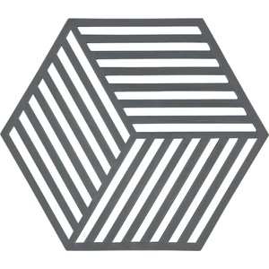 Zone Подложка за гореща тенджера , сива Hexagon - Zone (330137)