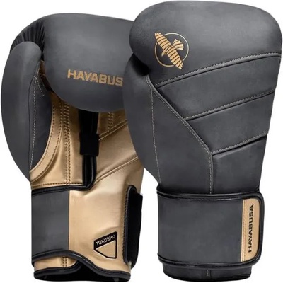 Hayabusa fightwear БОКСОВИ РЪКАВИЦИ HAYABUSA T3 KANPEKI LX Obsidian Gold - 14 oz