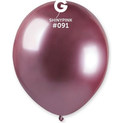 Svet balonku Balónik chrómový ružový 13 cm