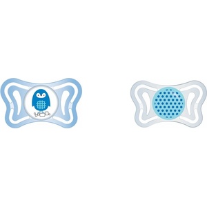 Chicco Силиконови залъгалки Chicco - PhysioForma Light, 2 броя, 2-6 m, момче (N0360)