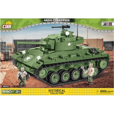 COBI 2543 World War II Americký lehký Tank M24 Chaffee II WW – Zbozi.Blesk.cz