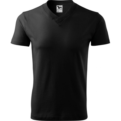 MALFINI Malfini v-neck 102 / Унисекс тениска с v-образно деколте - черна m (1020114)
