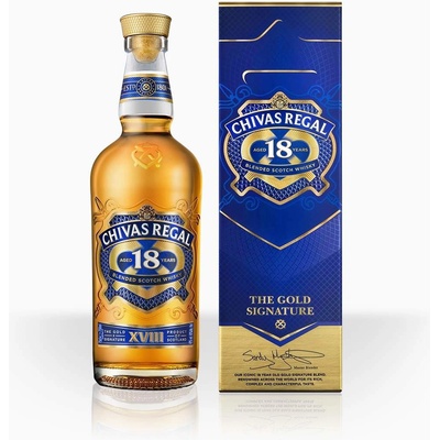 Chivas Regal 18y 40% 0,7 l (kazeta)