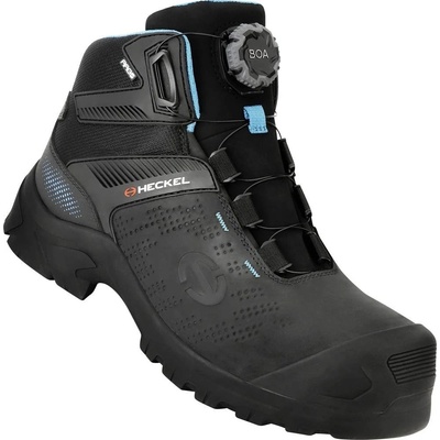 Heckel MACCROSSROAD 3.0 S3 HIGH BOA obuv čierna, žltá
