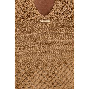 TWINSET рокля с добавен лен (261TT3170)
