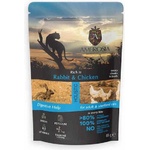 AMBROSIA Pouch Cat Adult Sterilized Rabbit Chicken Digestive Help - пауч, пълноценна, балансирана мокра храна, идеална за пораснали и кастрирани котки - 85 гр, Франция