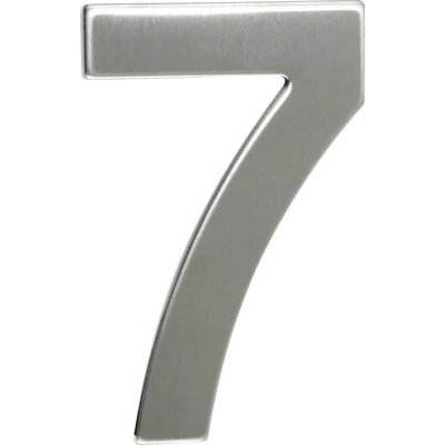 Nerezové číslo 7 v plochom „2D“ prevedení RN.95L.7.N
