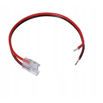 Прозрачен Конектор с кабел за Едноцветна Лента (1398-1)