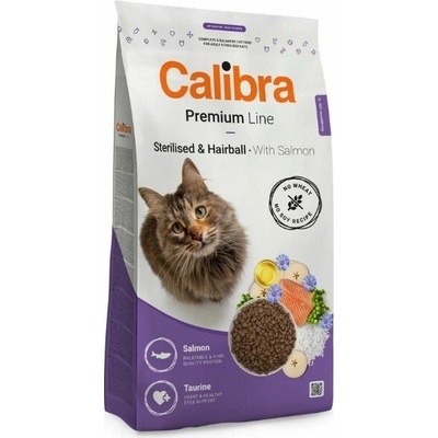 Calibra Cat Premium Line Steril.&Hairball w. Salm. 2 kg