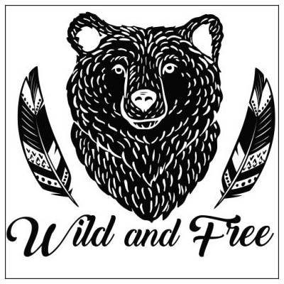 Plakát čtverec Ikea kompatibilní Wild and Free