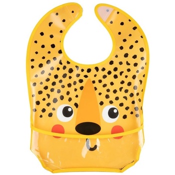 Canpol Непромокаем лигавник с джоб Canpol - Hello Little, 6 м+, оранжев (9/232_ora)