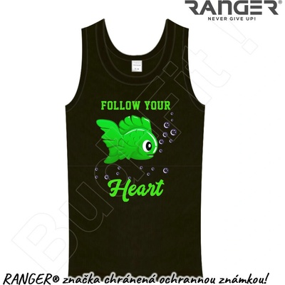 Ranger tielko motív Follow Your Heart čierna