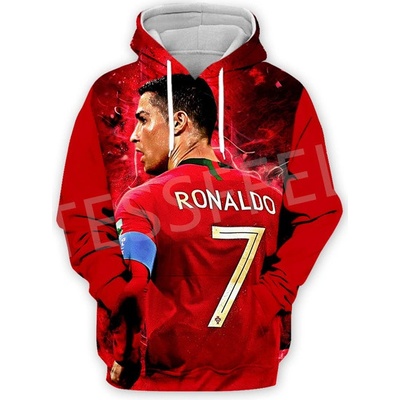 Ronaldo mikina červená