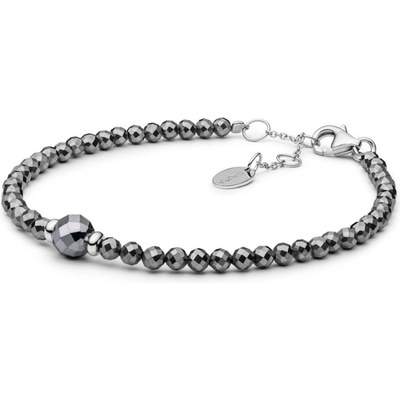 Gaura Pearls Korálkový náramek Aimeé terahertz 234-105B Šedá