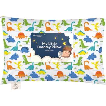 Image 1 of KeaBabies Детска Ергономична Възглавница 33Х46См Бели Динозаври Keababies
