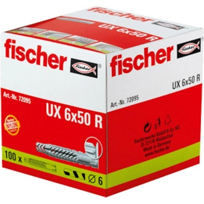 Fischer UX 6 x 50 R univerzálna hmoždinka 50 mm 6 mm 72095 100 ks