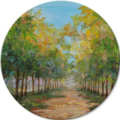 Okrúhly maľovaný obraz Inšpirácia | rôzne rozmery - 100 cm