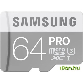 Samsung PRO microSDXC 64GB Class 10 U3 MB-MG64E/EU