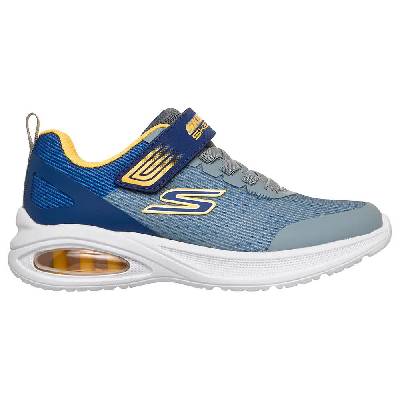 Маратонки Skechers Microspec Max Advance Squad Pacer trainers - Blue (Charcoal Textile / Synthetic / Navy Yellow Trim)