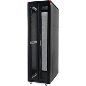 Gunko ELGP 42U 600x800 мм. , 19" Комуникационен шкаф с перфорирани врати, черен (ELGP42U6080BL561)