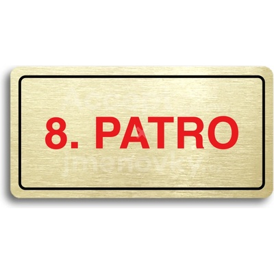 ACCEPT Piktogram 8. PATRO - zlatá tabulka - barevný tisk