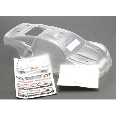 Traxxas karosérie čirá samolepky Revo Platinum