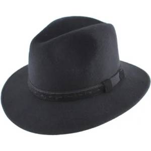  Мъжка филцова Fedora HatYou CF0040, Черен