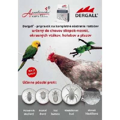 DERGALL® 100 ml, prostriedok proti parazitom, na hydinu