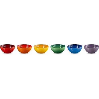 Le Creuset Misky na pochutiny Rainbow 330 ml 6 ks