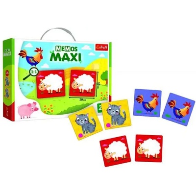 Trefl - Puzzle Pexeso Maxi : Farm animals - 1 - 39 piese