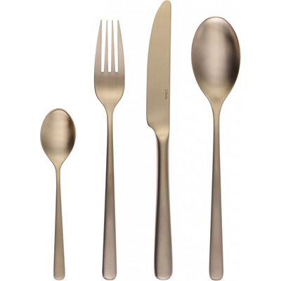 Sola set 16 ks Salamanca PVD Champagne matný