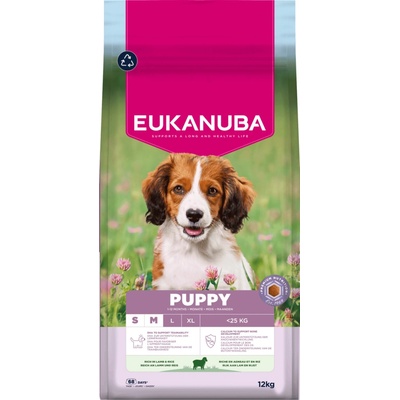 Eukanuba Puppy Small & Medium jehněčí 12 kg