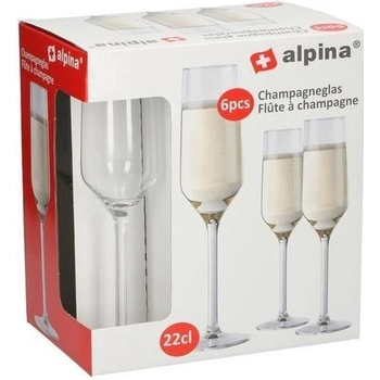 Alpina Pohár na šampanské 6 x 220 ml