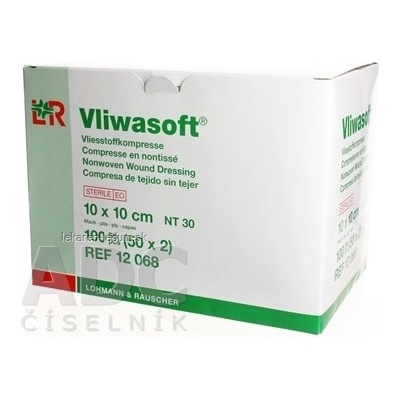 Vliwasoft KOMPRESY STERILNÉ 10 x 10 cm