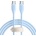 Baseus Кабел Baseus Jelly (CAGD030103), USB C(м) към USB C(м), 2m, 100W, светлосин (CAGD030103 / 56821)