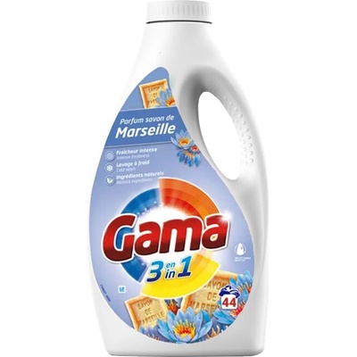 Gama 3v1 gél na pranie Marseille Univerzálny 1,98 l 44 PD