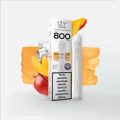IZY VAPE ONE Mango Ice 2ml 18 mg White 800 poťahov