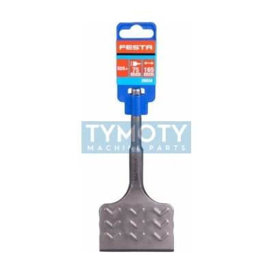 Sekáč plochý zahnutý SDS+ 75x165 mm, FESTA 20934