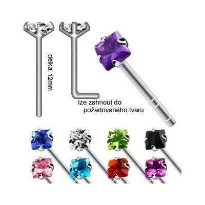 Šperky4U Variabilní piercing do nosu N01081-K